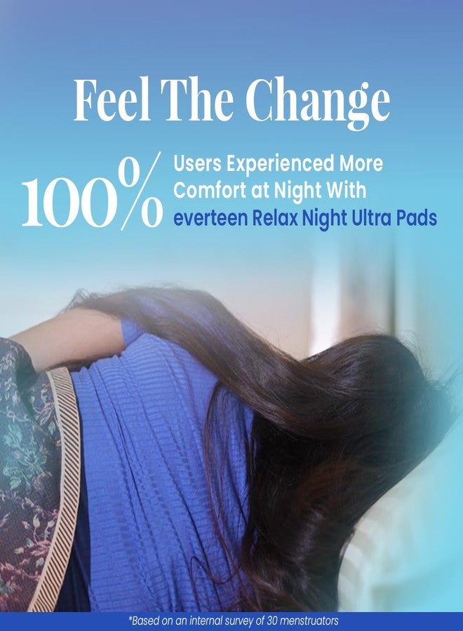 إيفرتين فوط صحية ليلية من إيفرتين ريلاكس للنساء (87 فوطة)، عرض خاص: اشتري 80 فوطة واحصلي على 7 فوط مجانًا، فوط صحية للتدفق الغزير - Image 4